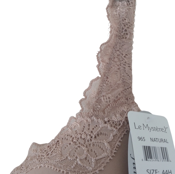 Le Mystere Lace Tisha 965 Bra, Natural Size 44H - Picture 7 of 7